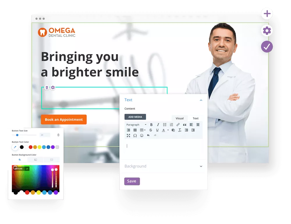 website editor image