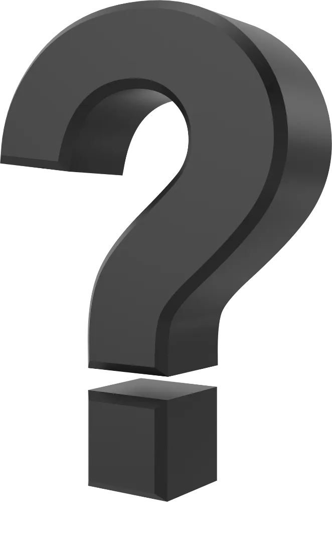 Question mark graphic symbolizing business questions